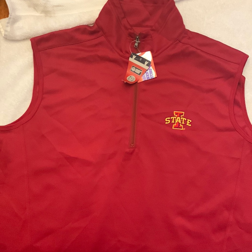 Iowa State zip up vest